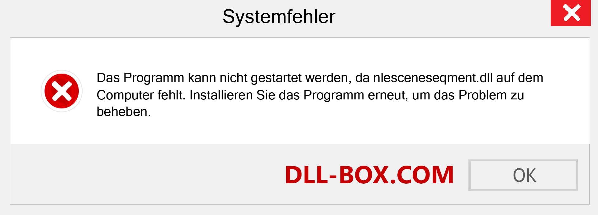 nlesceneseqment.dll-Datei fehlt?. Download für Windows 7, 8, 10 - Fix nlesceneseqment dll Missing Error unter Windows, Fotos, Bildern